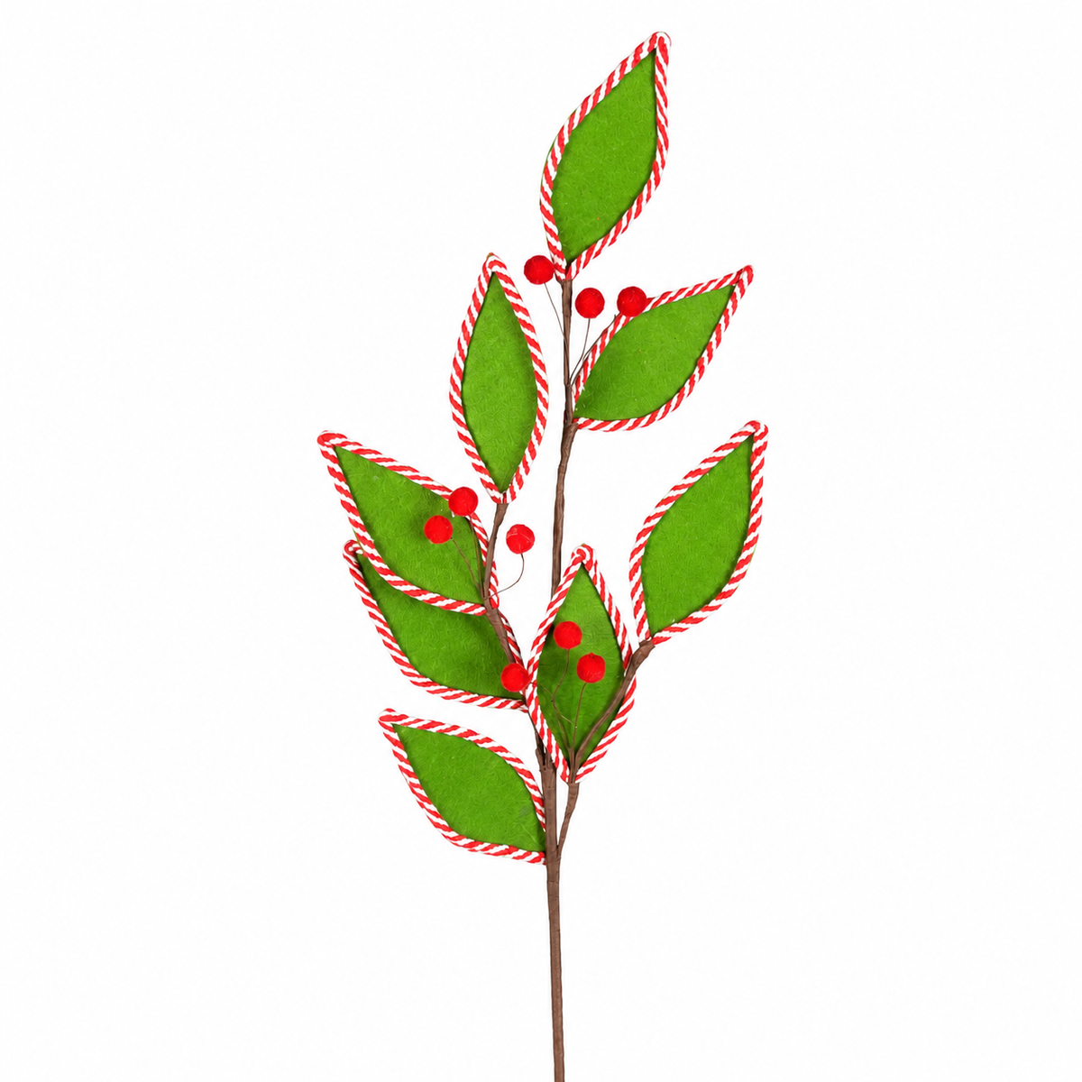 RED/GREEN 29" LEAF BERRY SPRAY