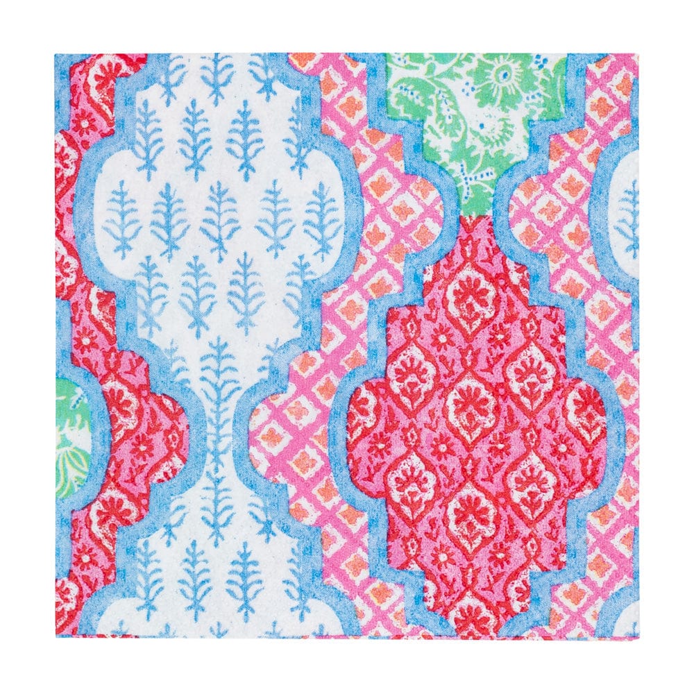 Provencale Cotton Pink Multi Napkin Cocktail