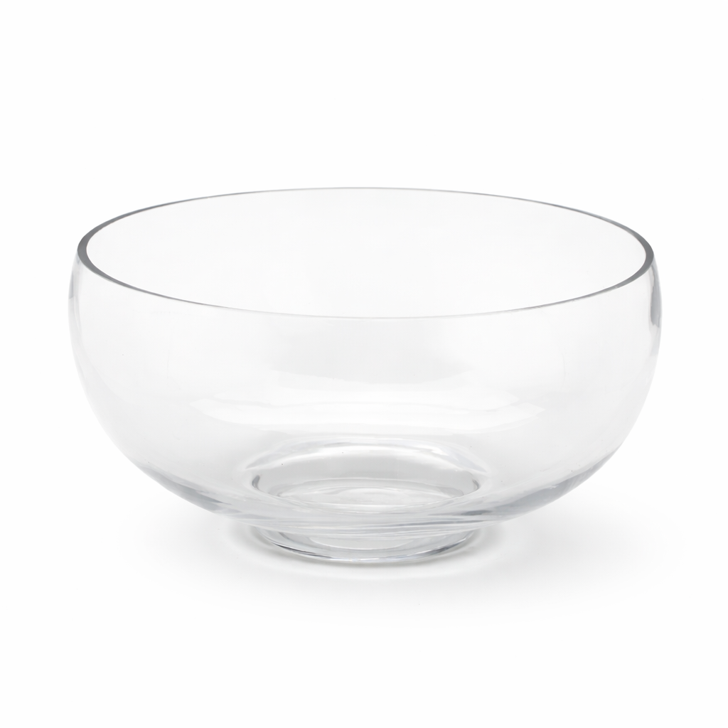 D12.5"H6" -CLEAR GLASS BOWL