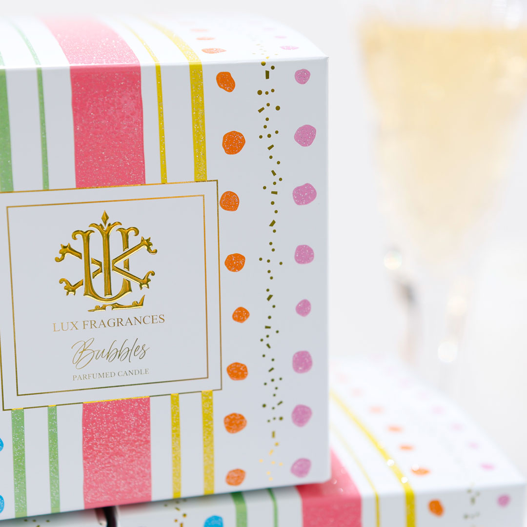 Bubbles - 8oz Designer Box Candle