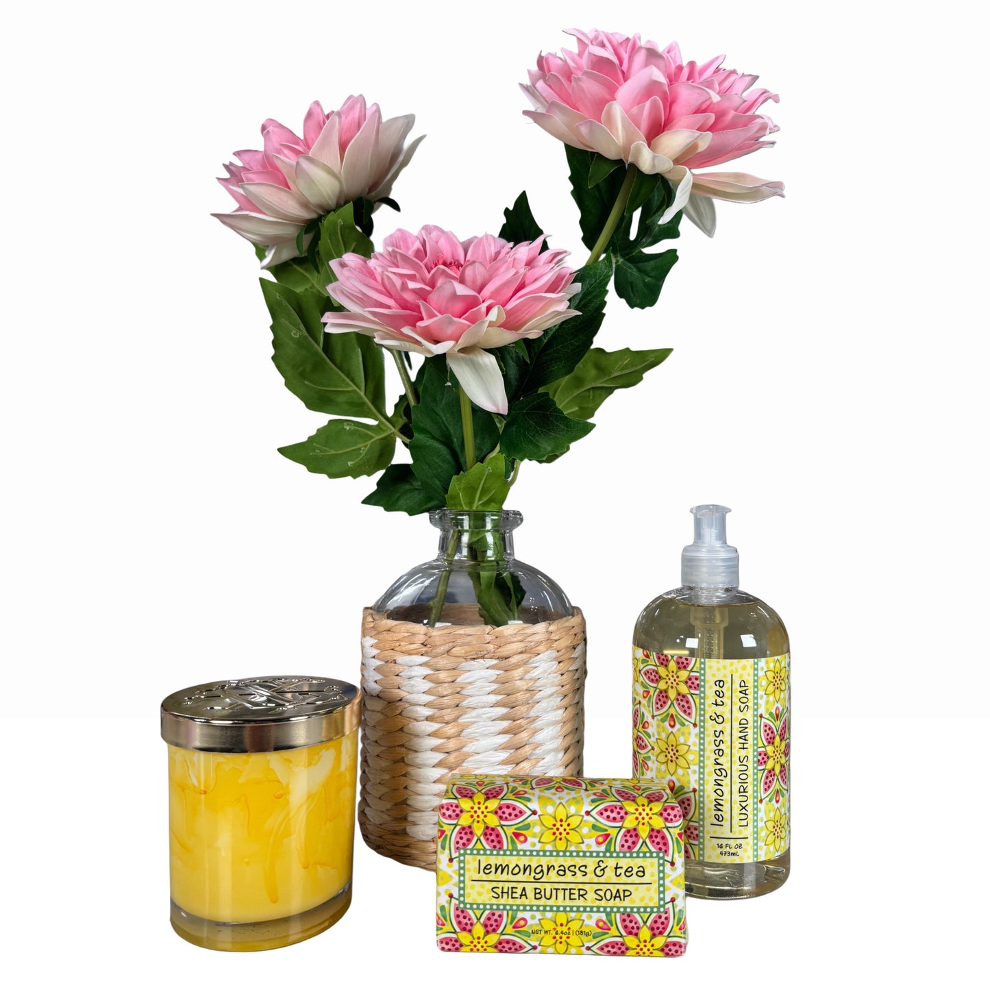 LEMONGRASS, TEA AND DAHLIA GIFT SET