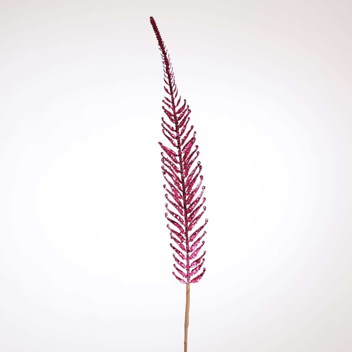 48" HOT PINK FERN FLORAL STEM