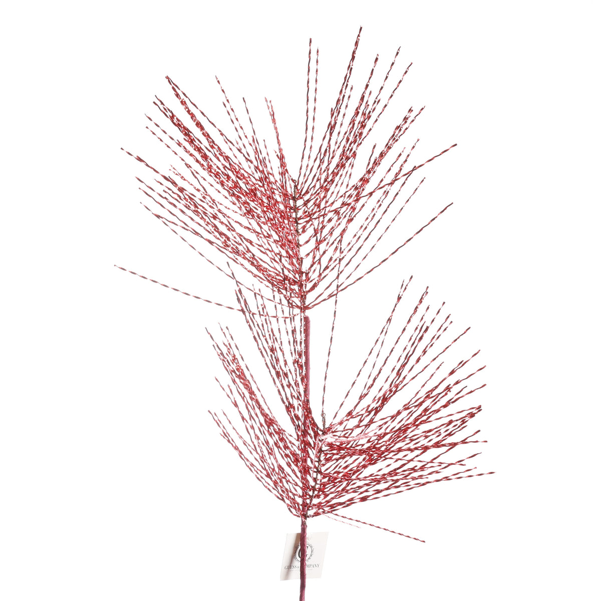 CHRISTMAS FIREWORK STEM-RED