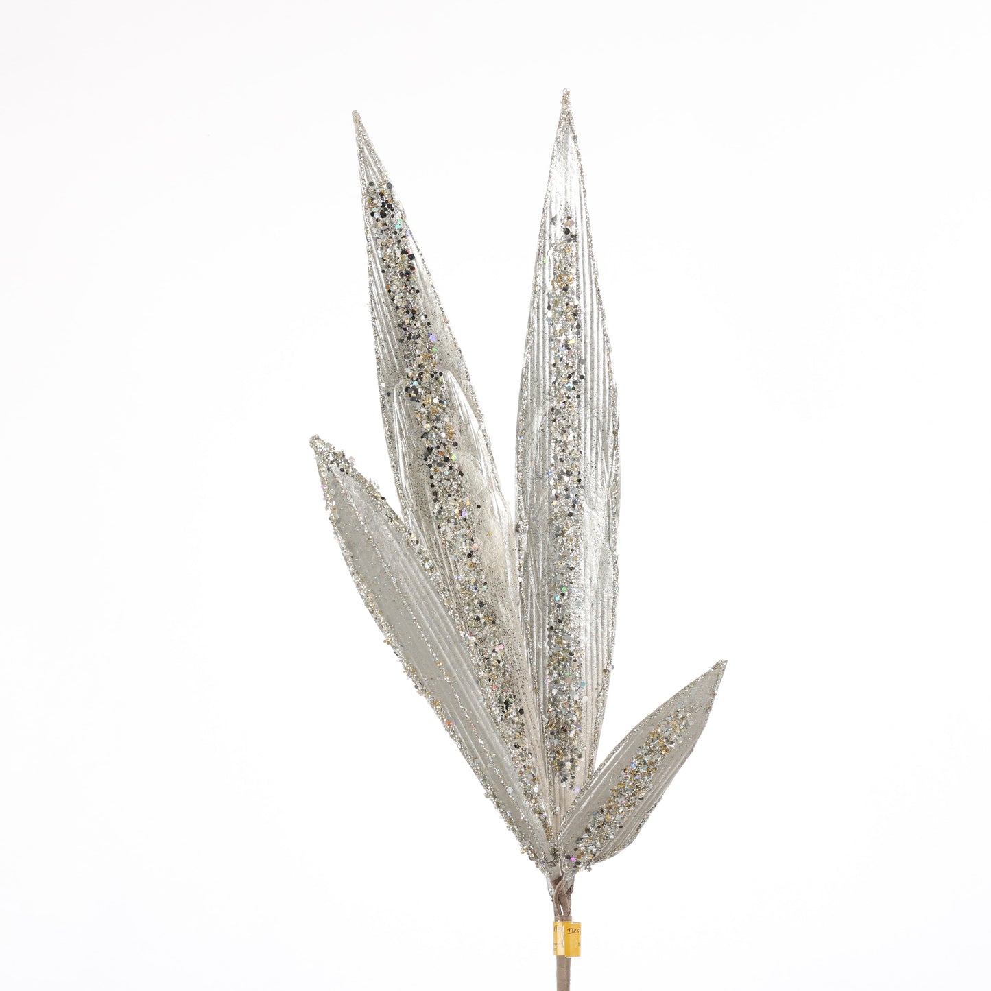 32" JEWEL LEAF GLT STEM-PLATINUM