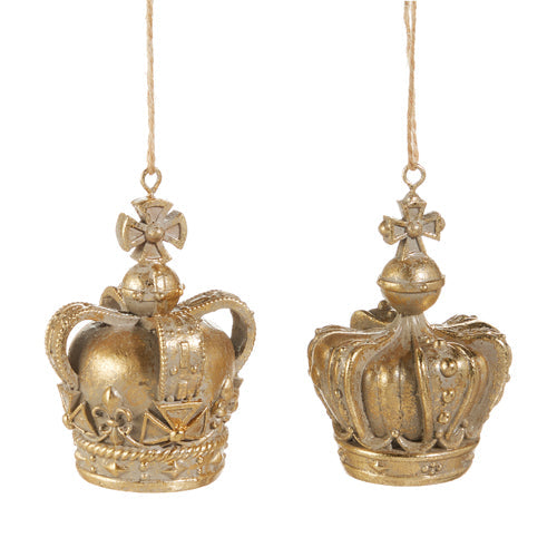3" Gold Crown Ornament - RIGHT ONLY