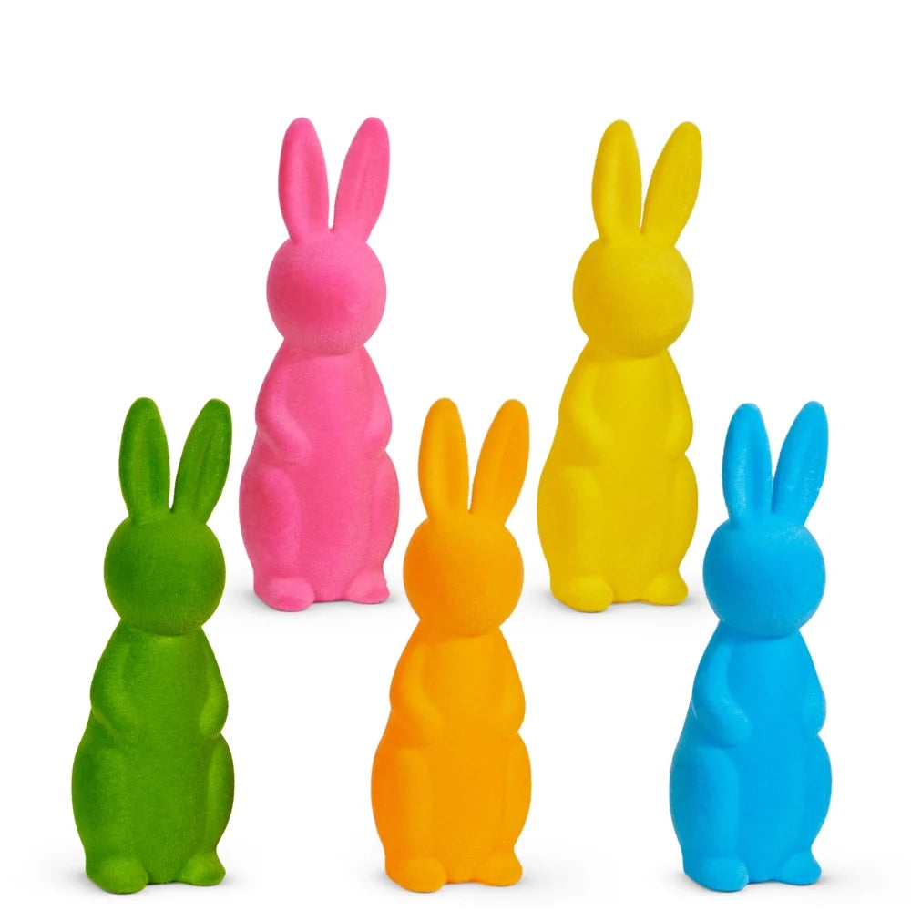 20" Bright Flocked Bunny (GREEN ONLY)