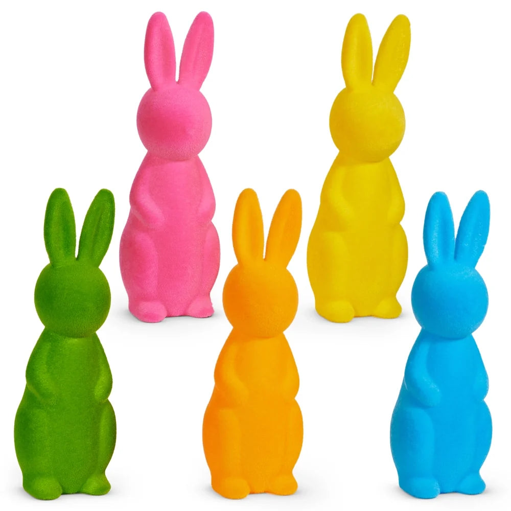 24" Bright Flocked Bunny (PINK ONLY)
