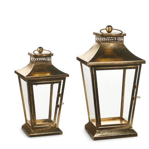 14" Gold Lanterns