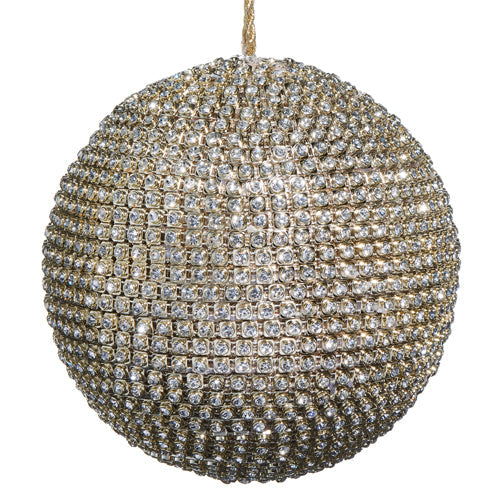 5.5" Gold Jewel Ball Ornament