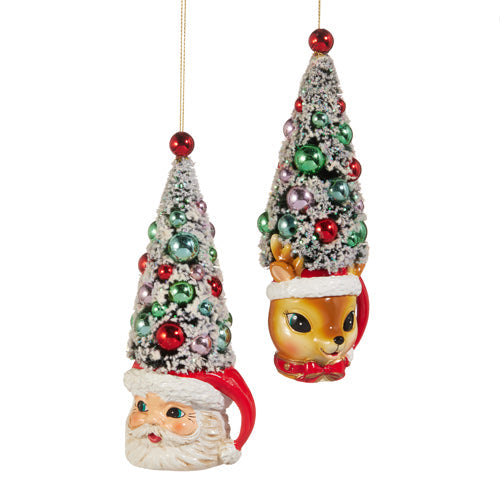 6" Tree in Mug Ornament (SANTA MUG)