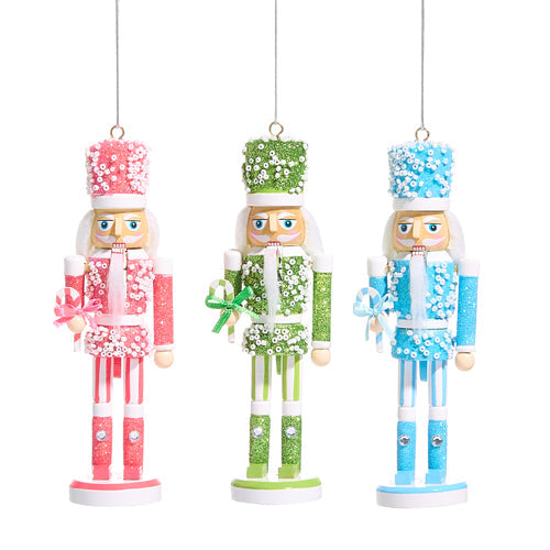 6" Pastel Nutcracker Ornaments - PINK ONLY