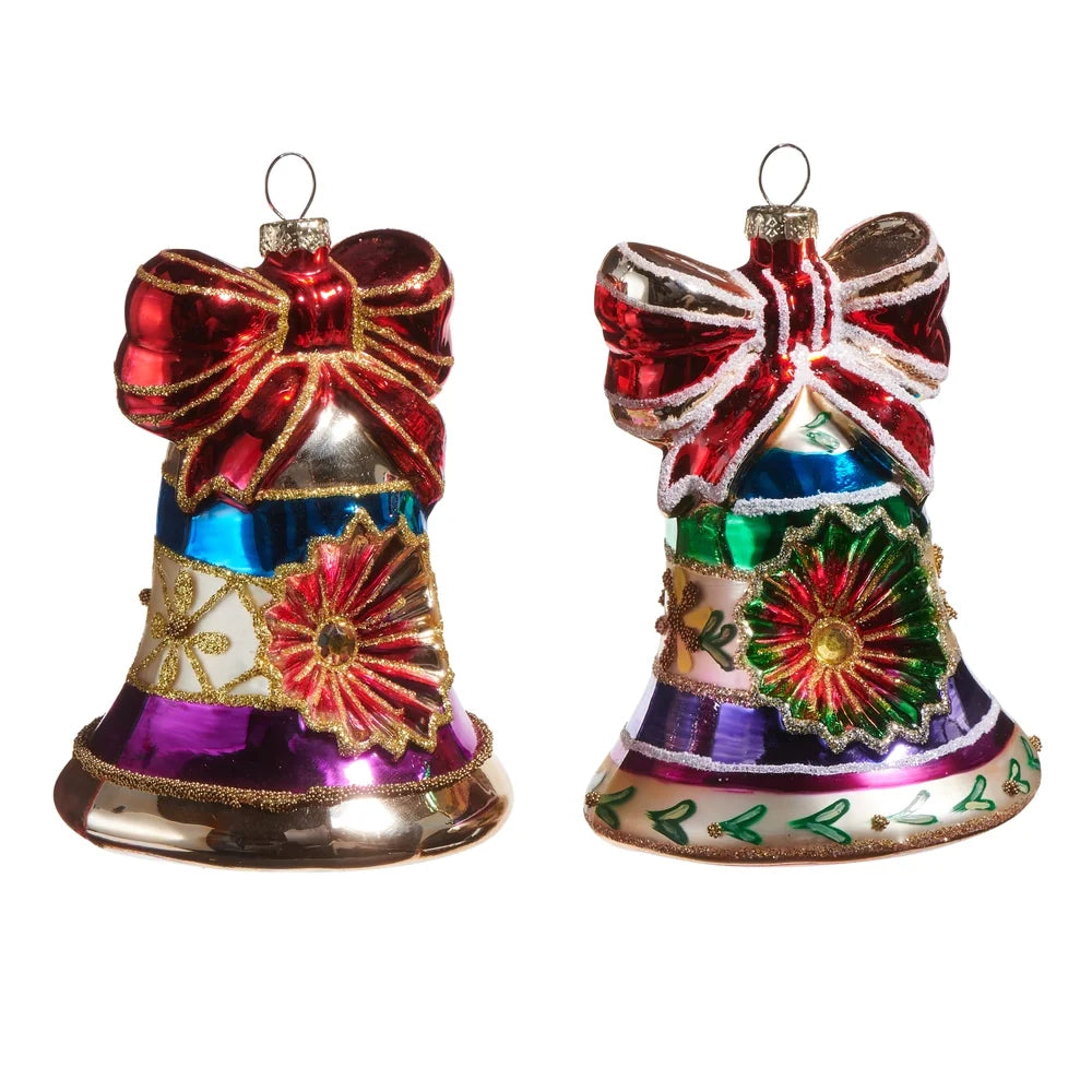 4.5" Vintage Bell Ornament (RIGHT ONLY)