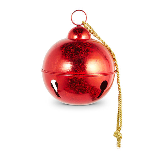 9.5" Red Metal Bell