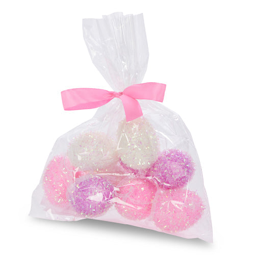 2.5" BAG OF 9 IRIDESCENT PURPLE, PINK AND WHITE EGGS ASSORTED