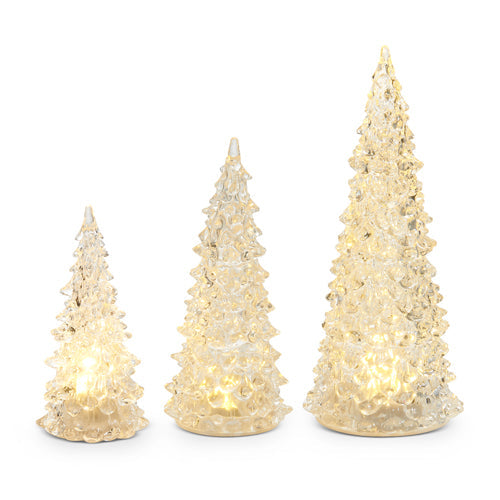 6.5" Lighted Clear Trees (SMALL ONLY)