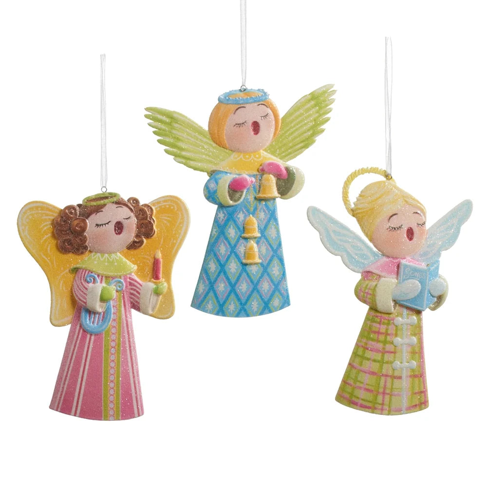 6.5" Choir Angel Ornament (LEFT ONLY) SHIPS 9/1/2026