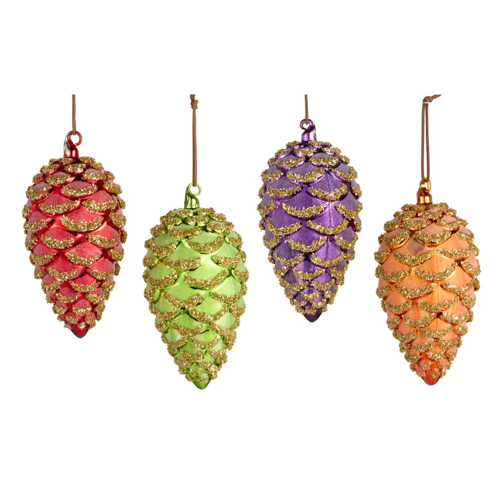 7" Bright Pinecone Ornament (PURPLE ONLY) SHIPS 9/1/2026