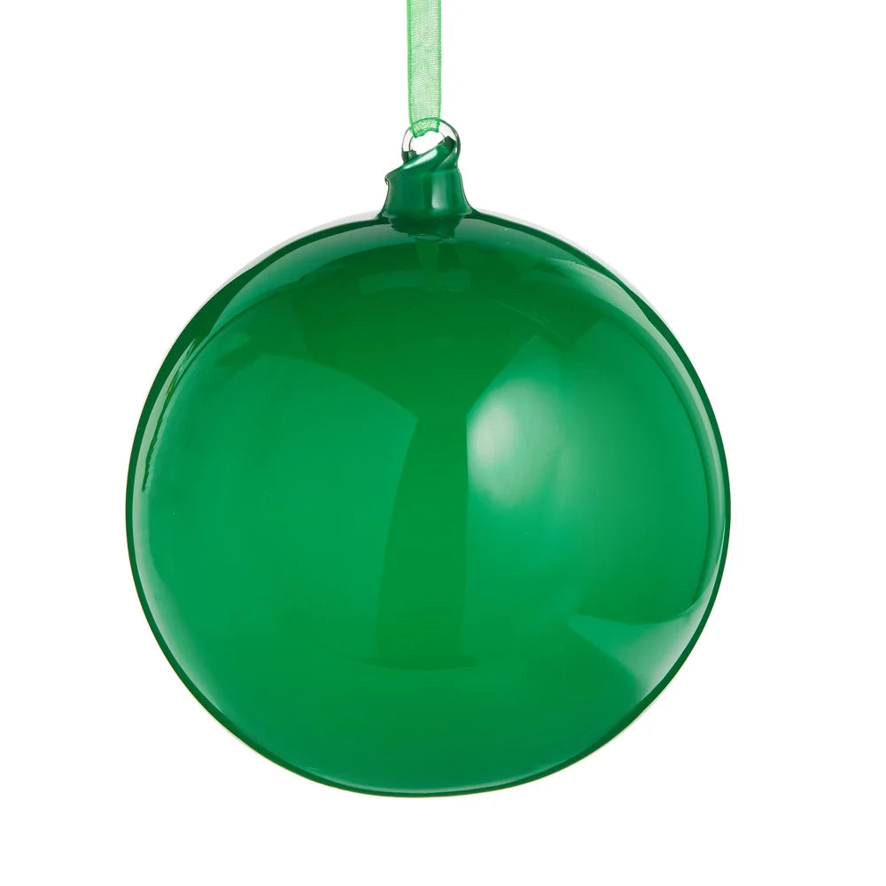 5" Bright Green Ball Ornament SHIPS 9/1/2026