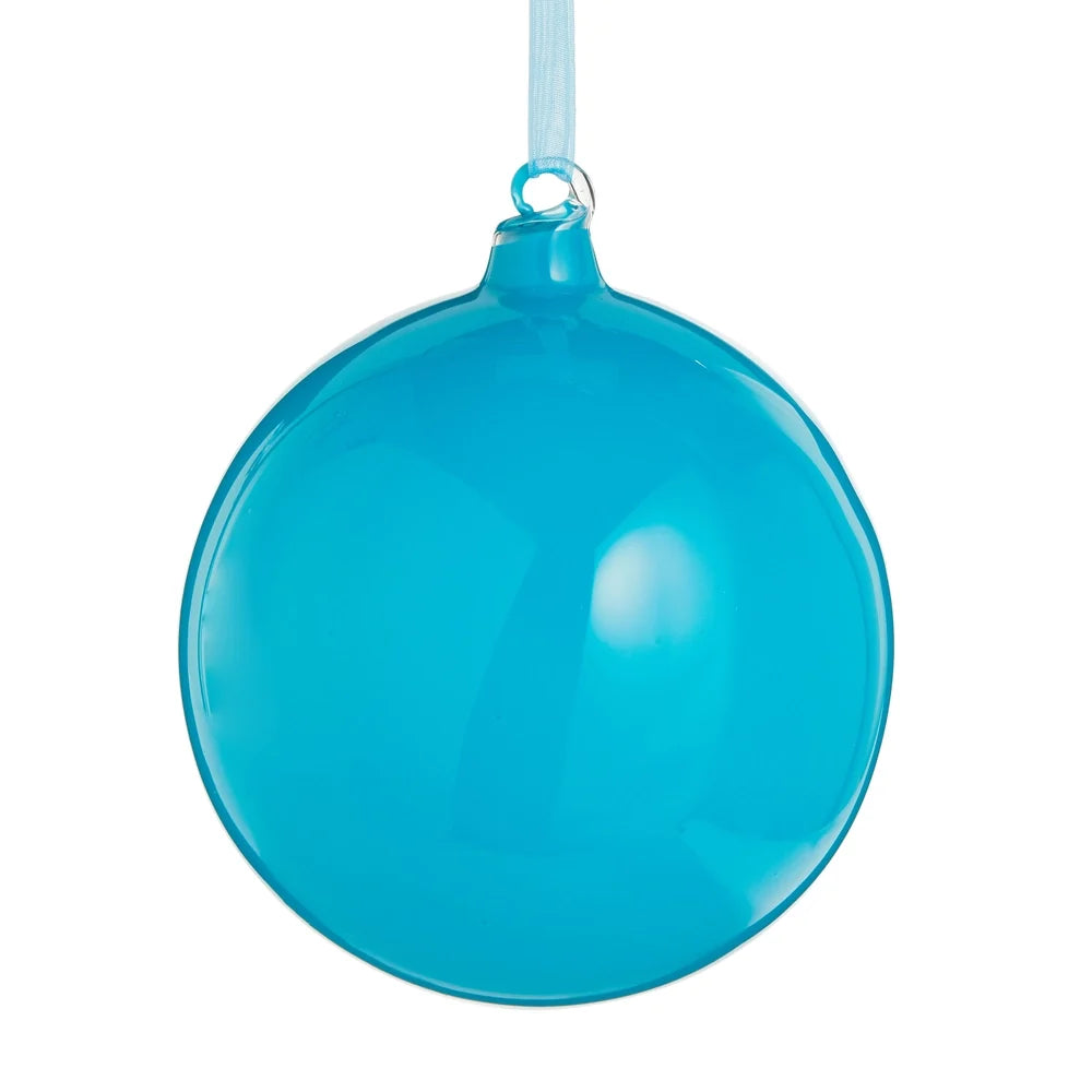 5" Bright Blue Ball Ornament SHIPS 9/1/2026