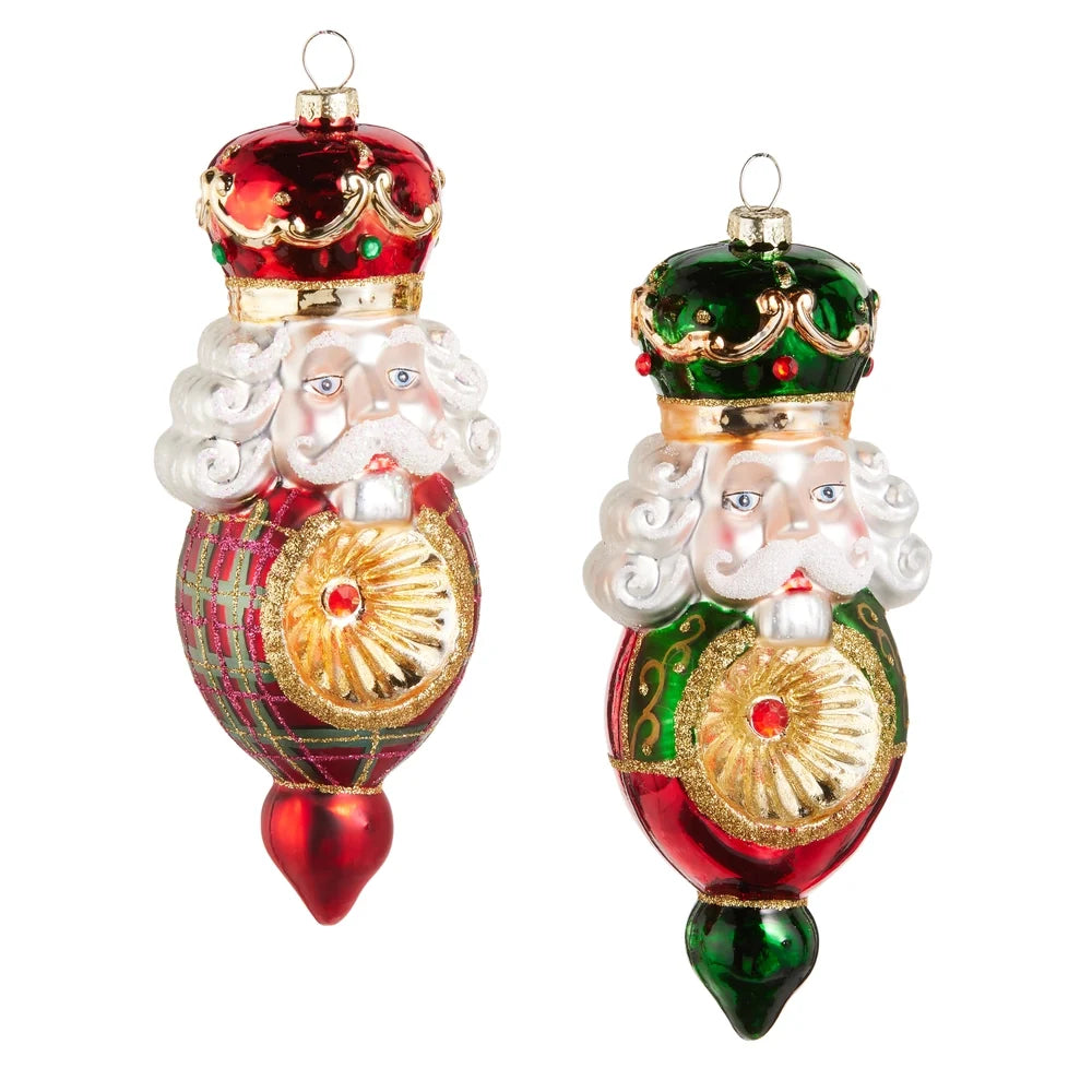 6.5" Plaid Nutcracker Ornament (RED ONLY)