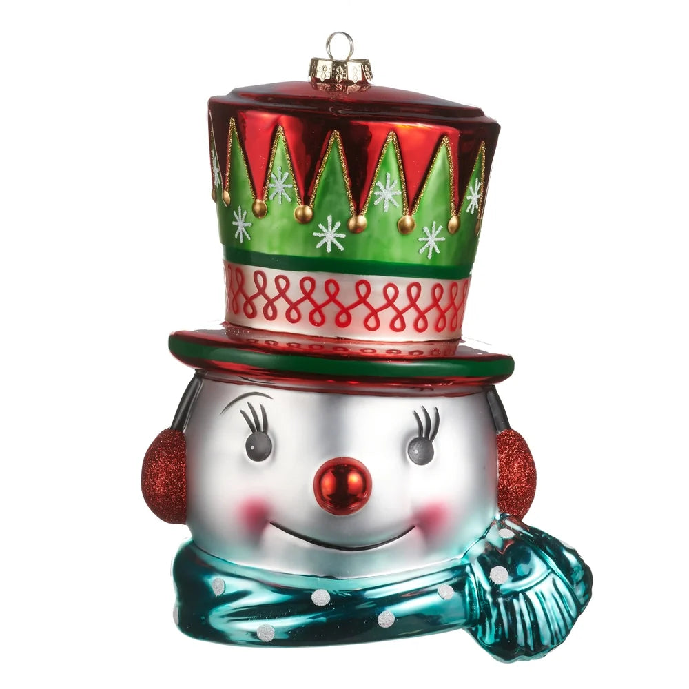 10" Merry Snowman Ornament SHIPS 9/1/2026
