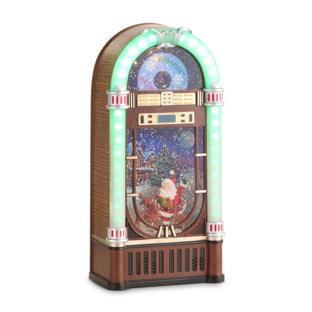 13" Animated Musical Santa's Choir Lighted Water Jukebox SHIPS 9/1/2026