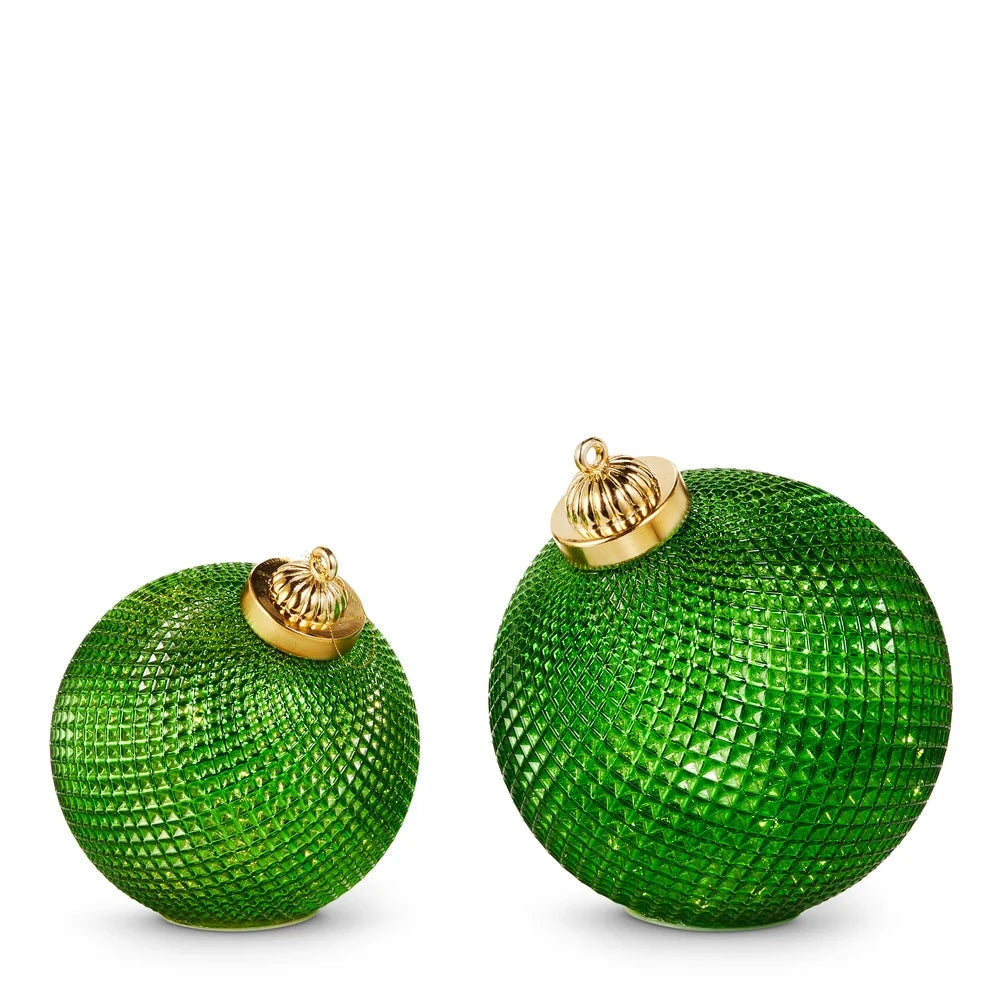 8" Green Lighted Orbs (SMALL ONLY)