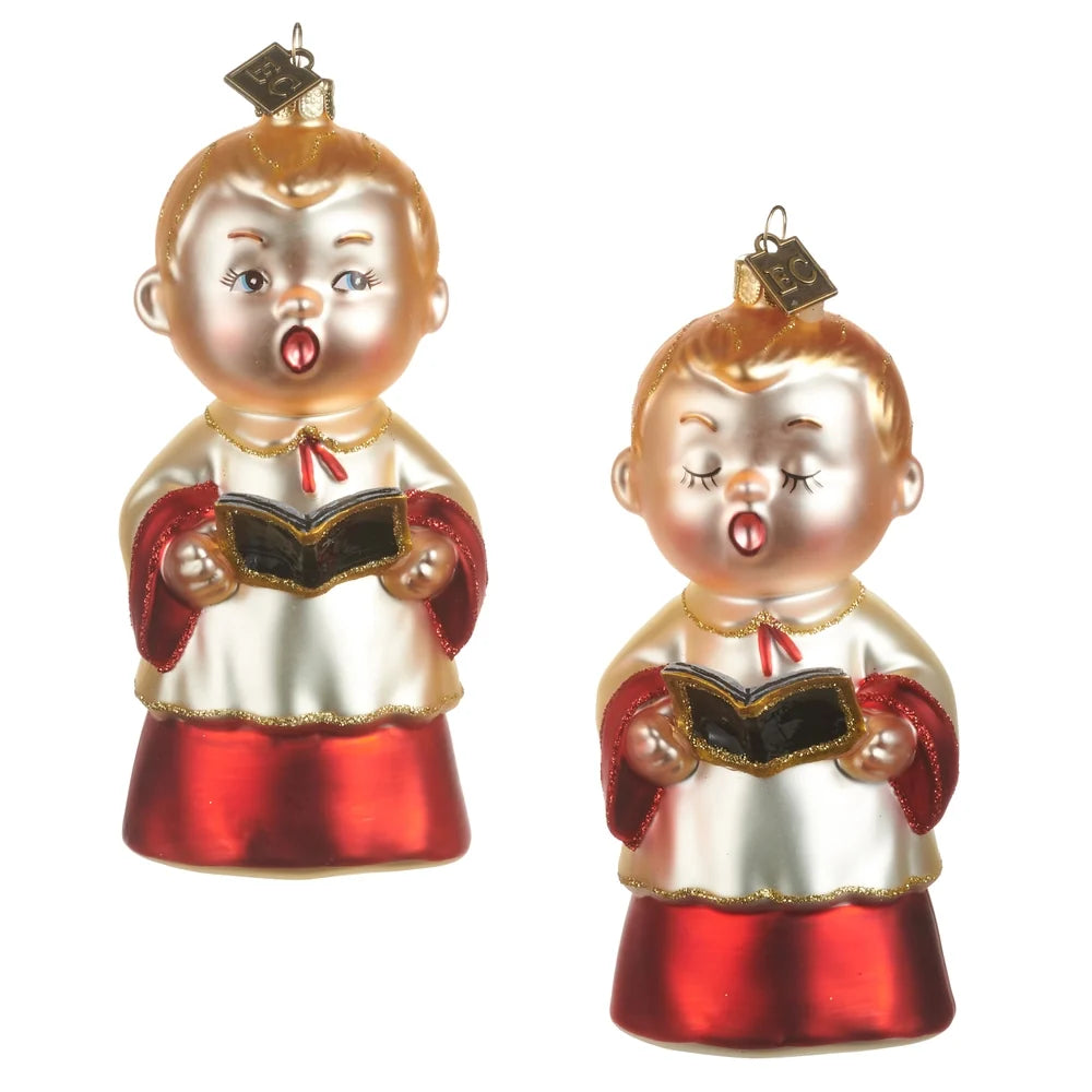 EC 5" Holly Street Choir Ornament (EYES CLOSED ONLY)