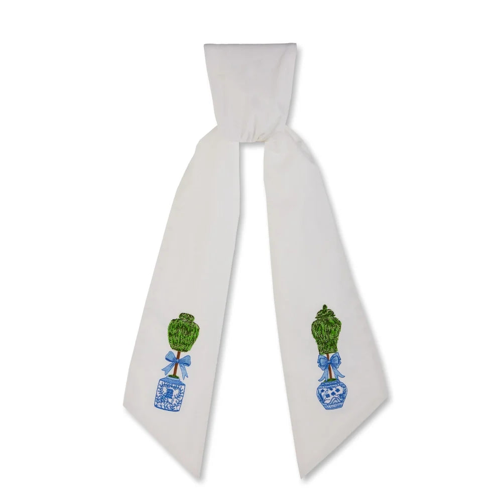 60" Topiaries Wreath Sash