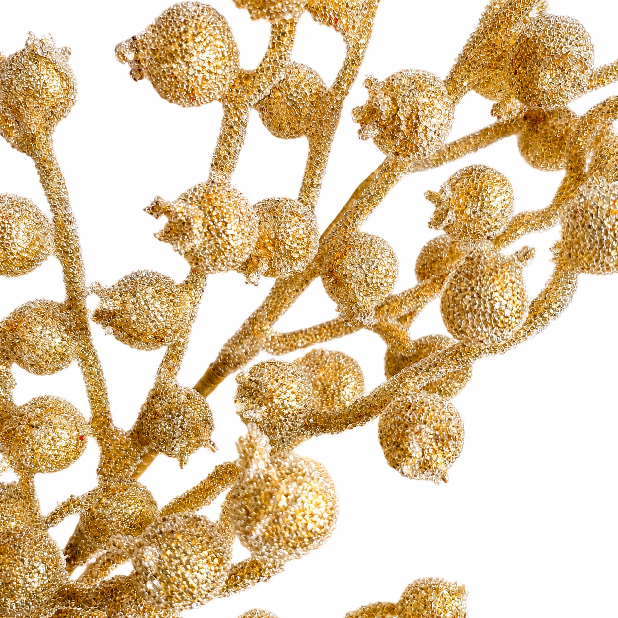 27" Gold Iced Crabapple Spray