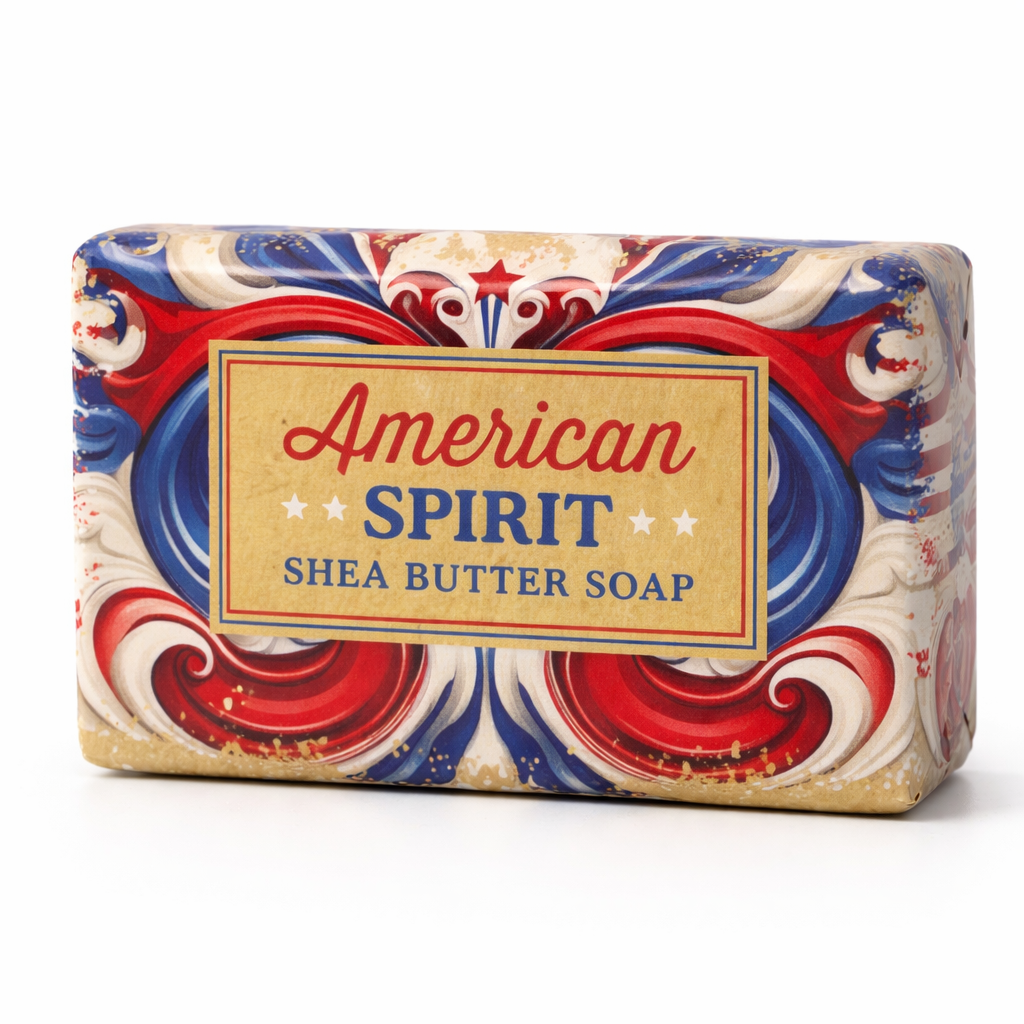 6.4oz Wrap Garden Soap American Spirit