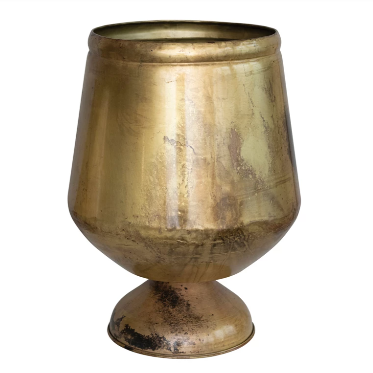 Metal Footed Planter (Holds 10" Pot)