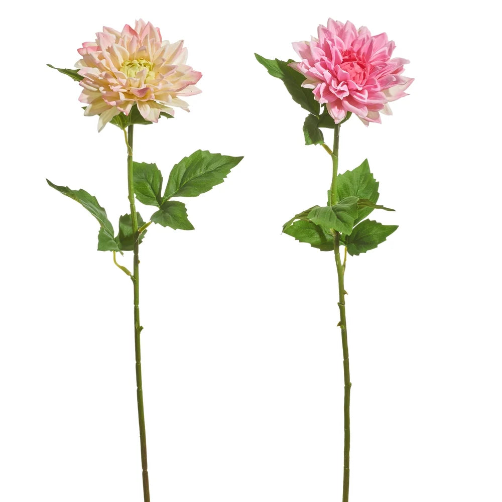 23" Pink Dahlia Stem (PINK ONLY)