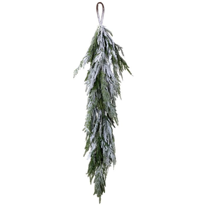48"REAL TOUCH NORFOLK PINE GARLAND W/SNOW