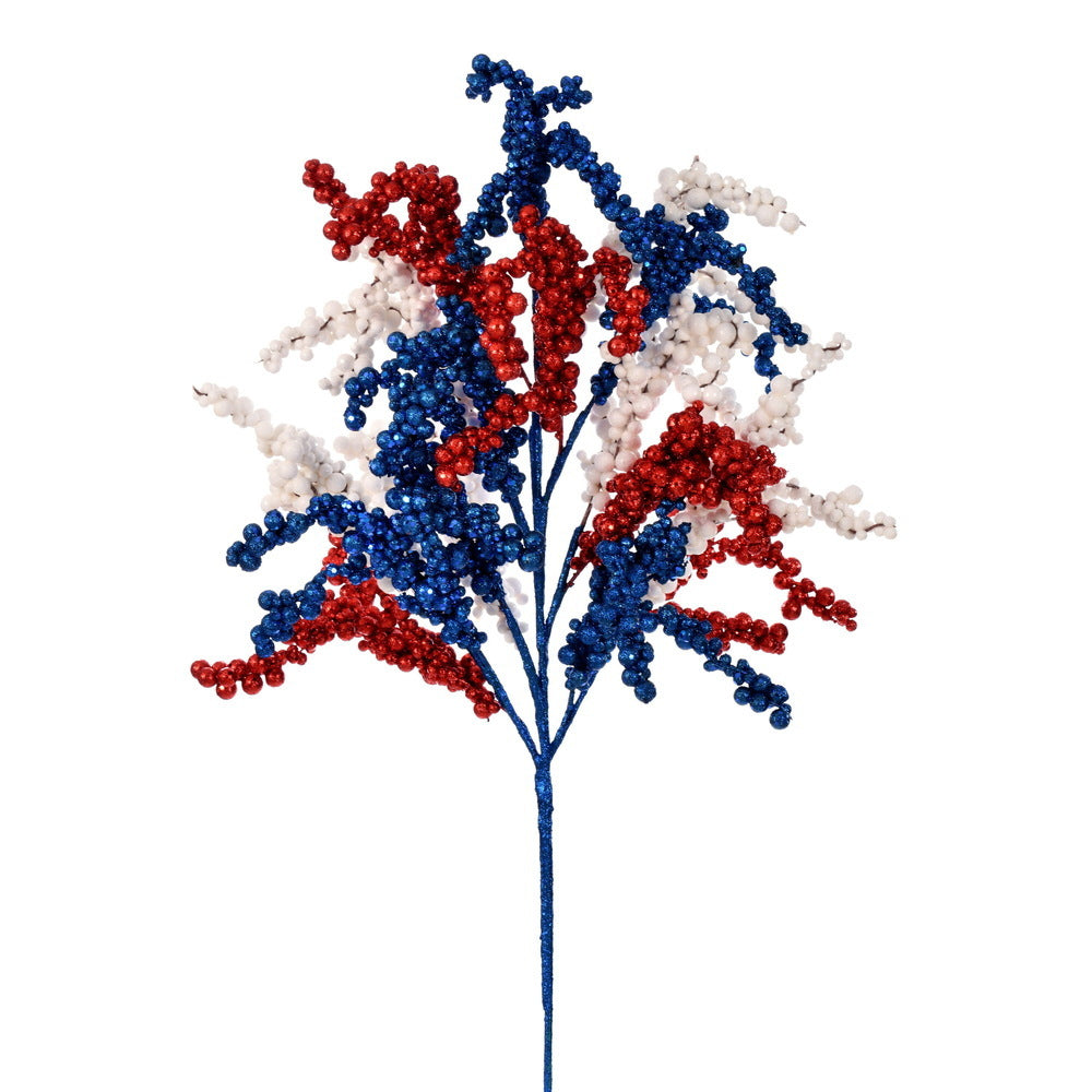 32" Red/White/Blue Cluster Berry UV
