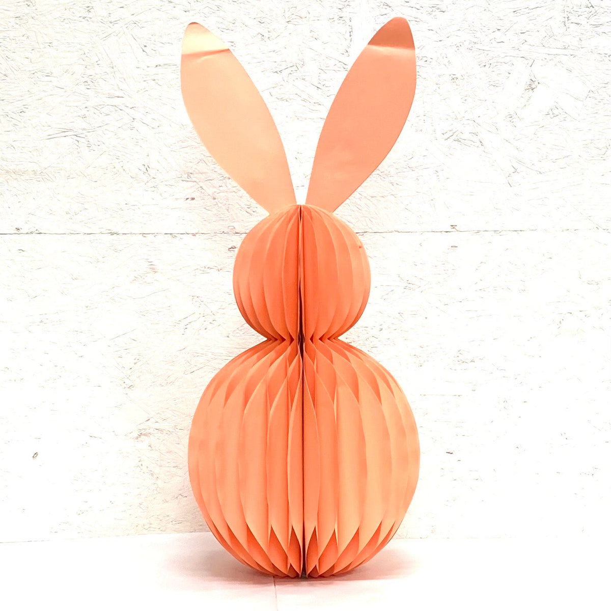 PAPER EASTER RABBIT-CORAL D16.5" H35.4" ASSORTED