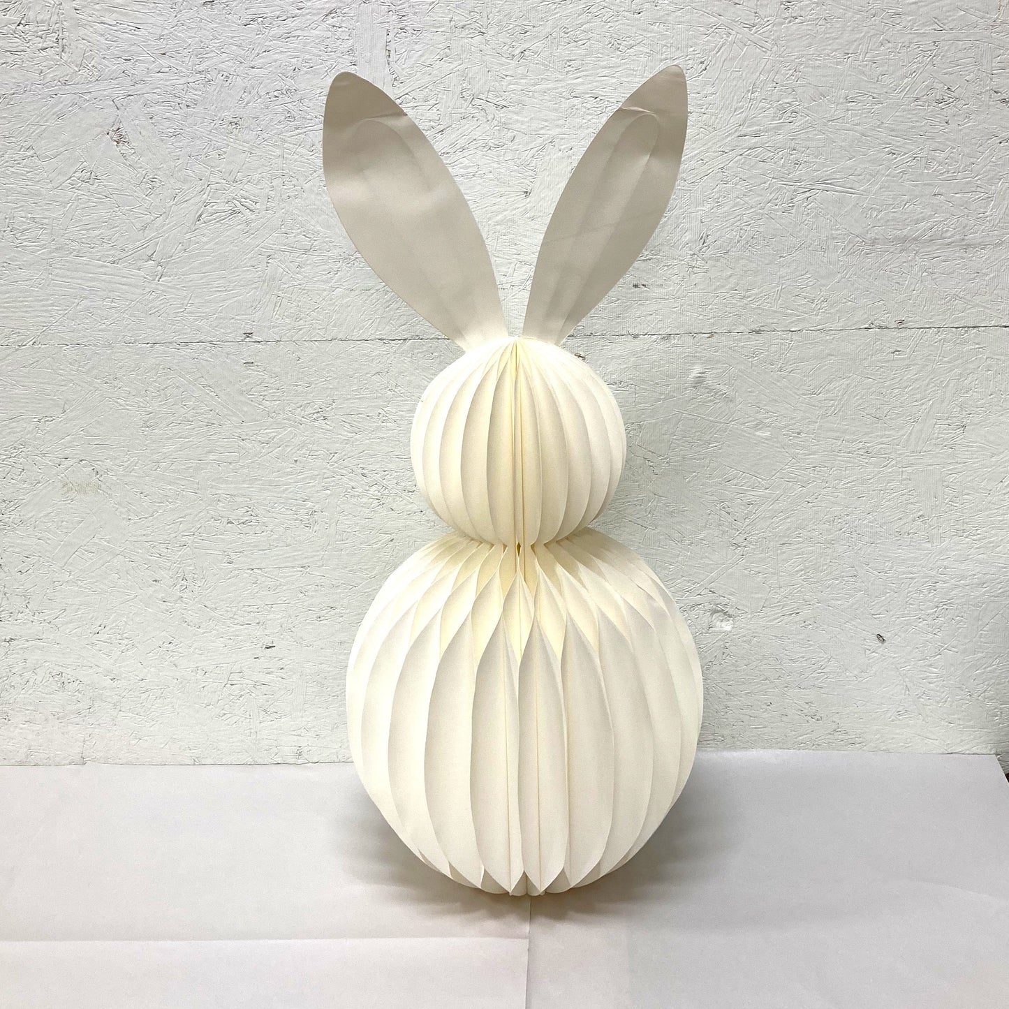 PAPER EASTER RABBIT-WHITE ONLY D16.5" H35.4" ASSORTED