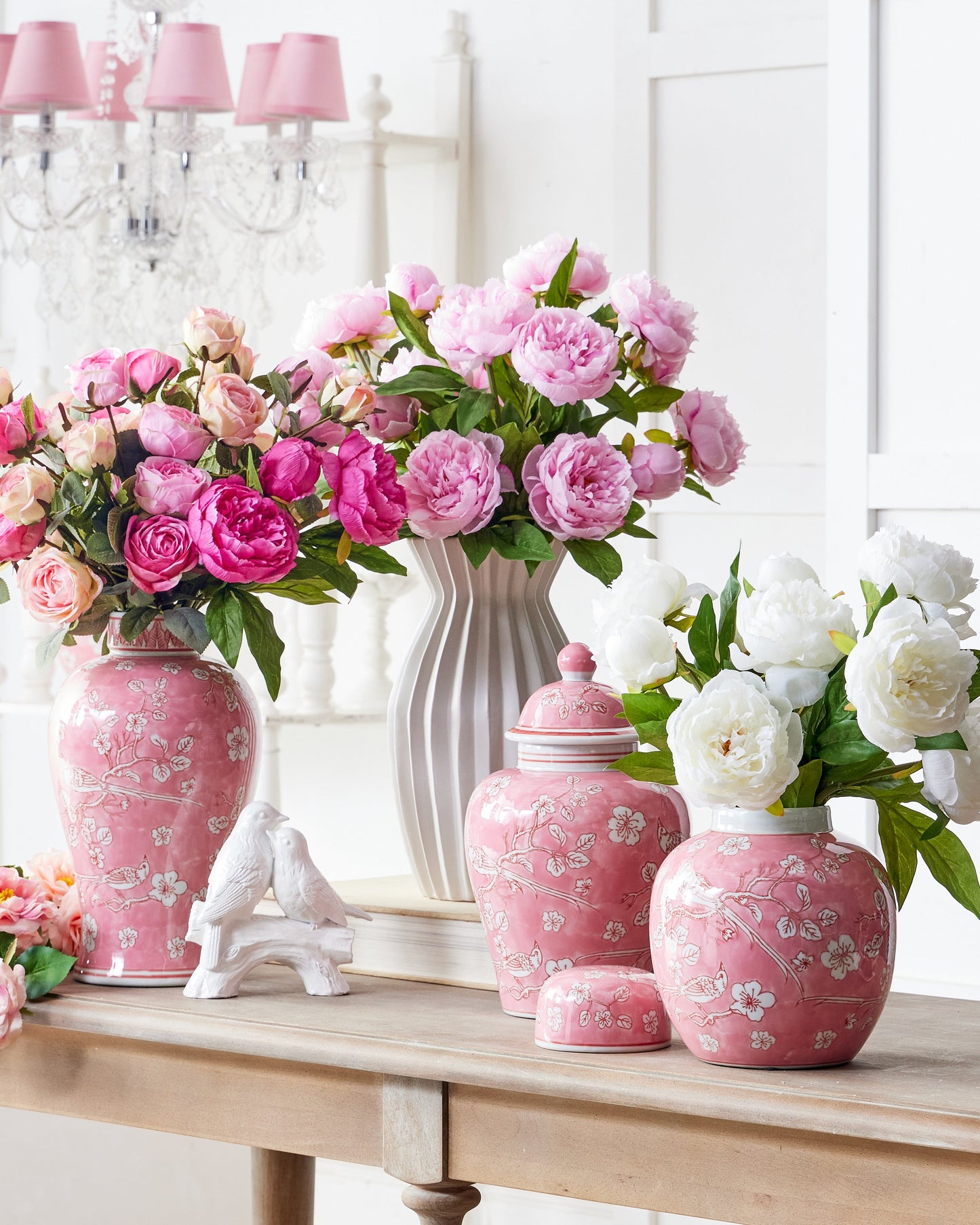 11.75" PINK GINGER JAR