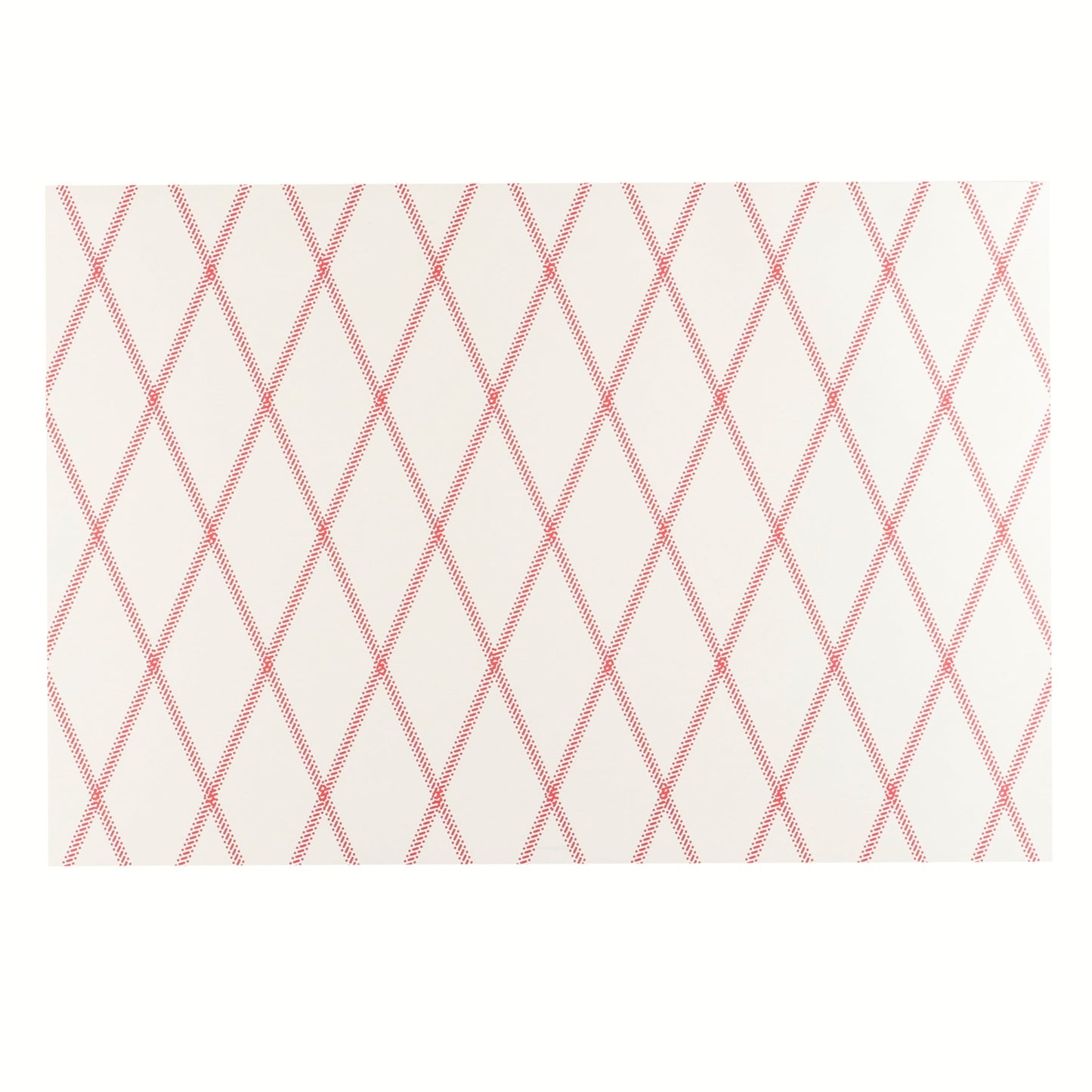 Red Diamond On Cream Placemat