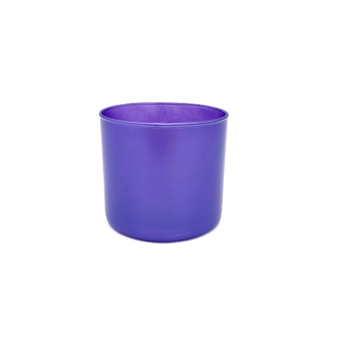 Purple Straight Side Candle Glass-15oz 4" x 3.5"