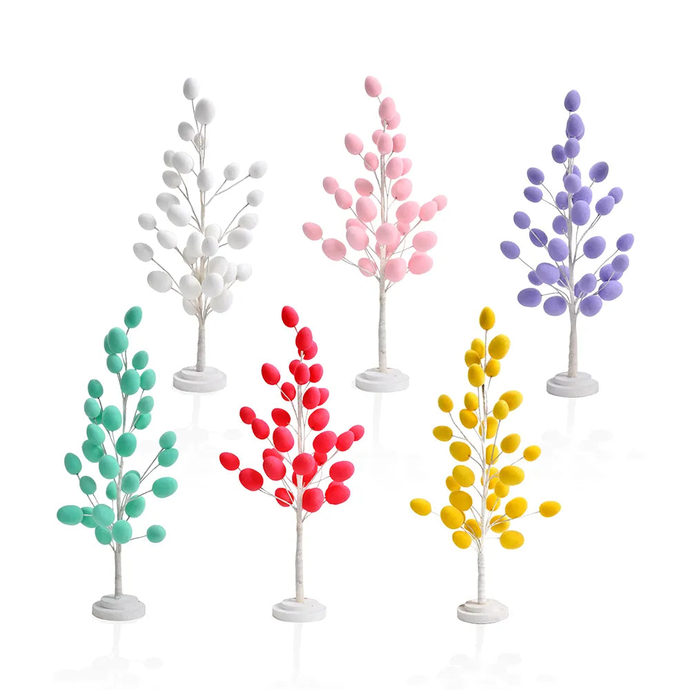D3.9"H22.4" -EASTER EGG TREE (PURPLE ONLY)