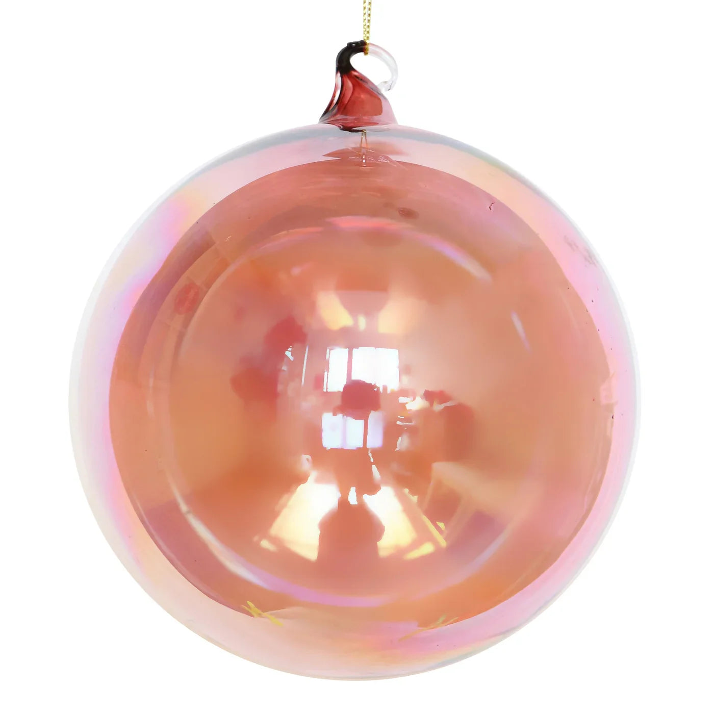 Bottle Glass Ball Ornament 150MM, French Purple