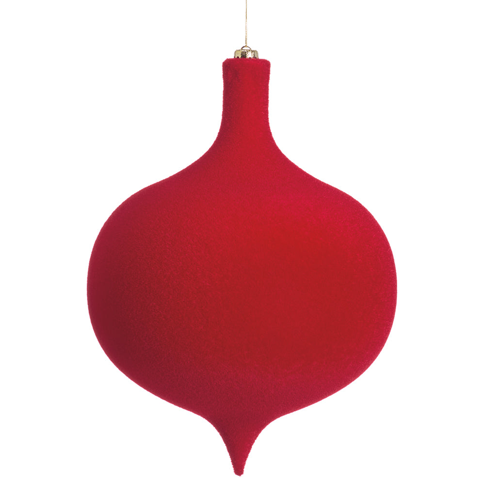 12" Plastic Flocked Onion