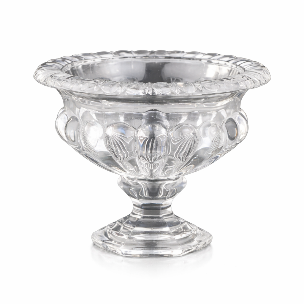 D8''H6.5'' -GLASS VASE