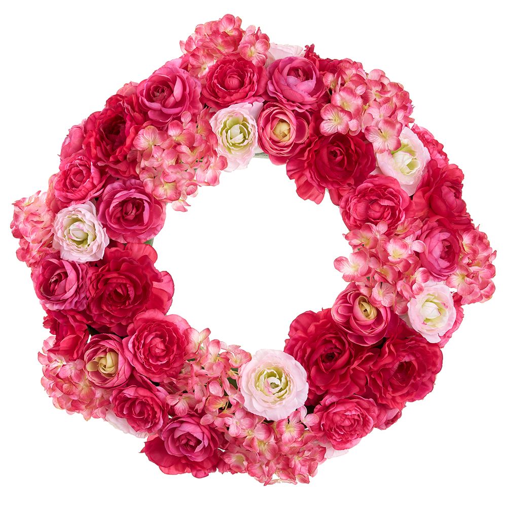 20"RANUNCULUS/HYDRANGEA WREATH