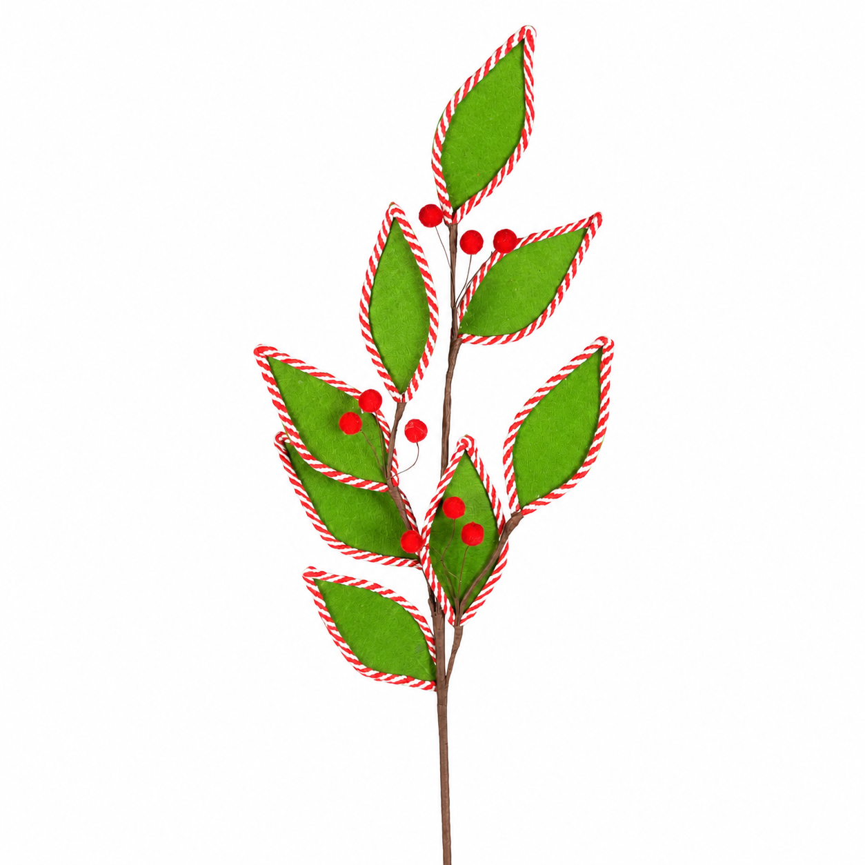 RED/GREEN 29" LEAF BERRY SPRAY