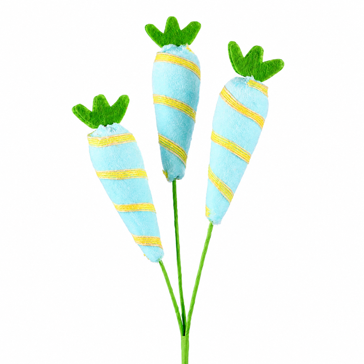 11.8" Easter Carrots Pick Blue F144