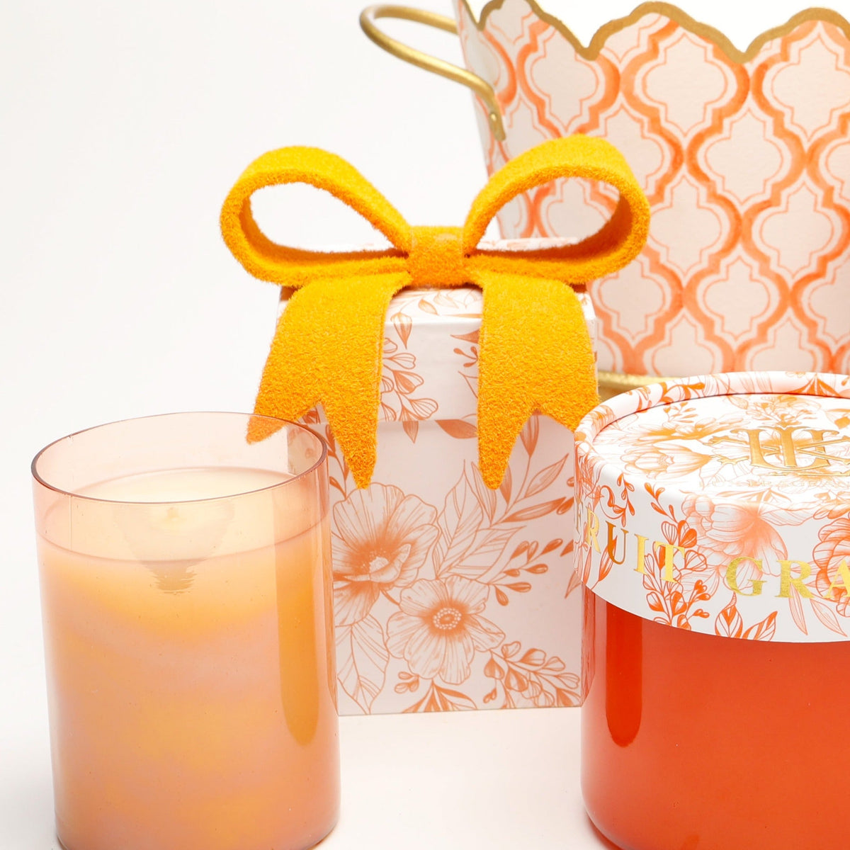 Grapefruit- 8oz Bow Box Gift Candle