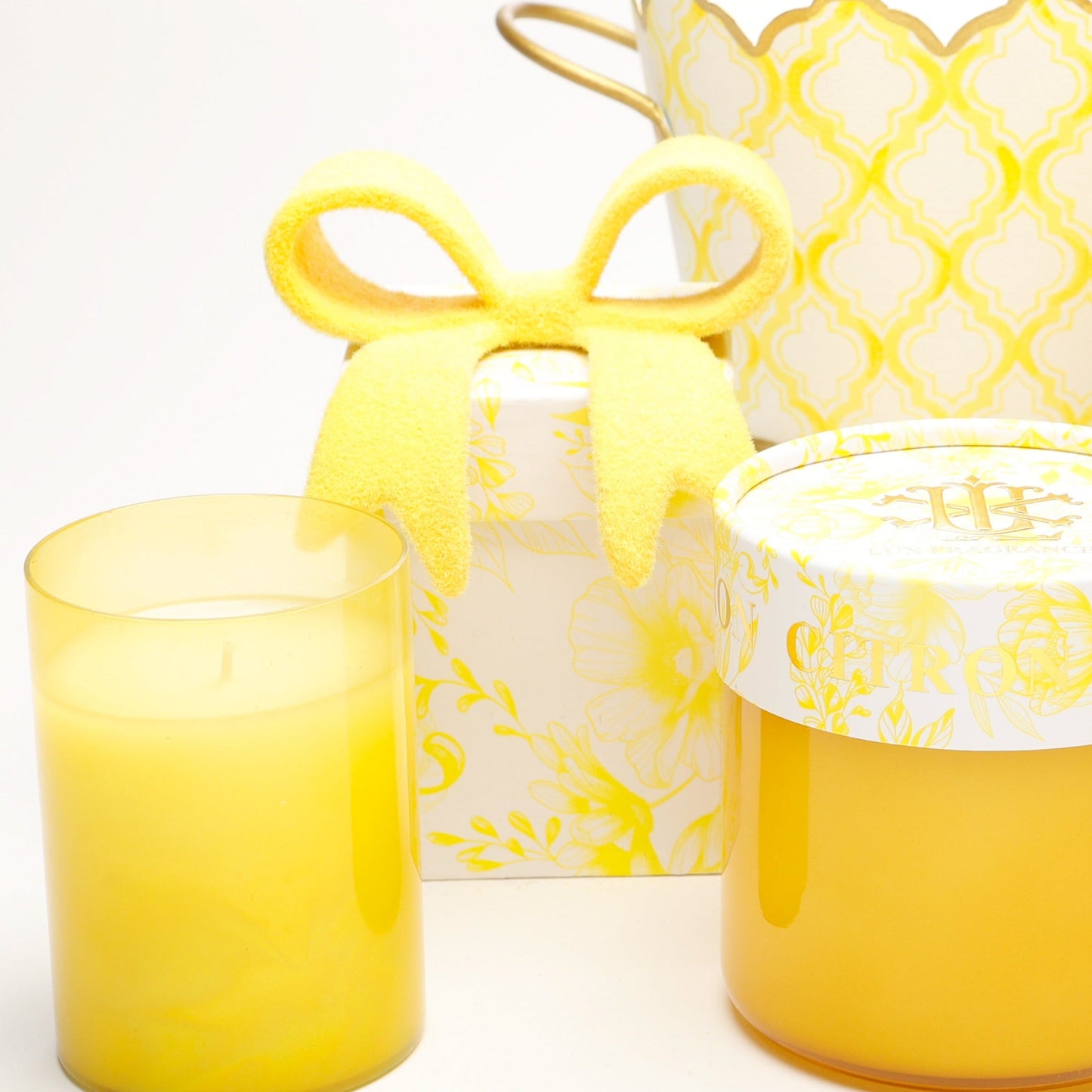 Citron- 8oz Bow Box Gift Candle