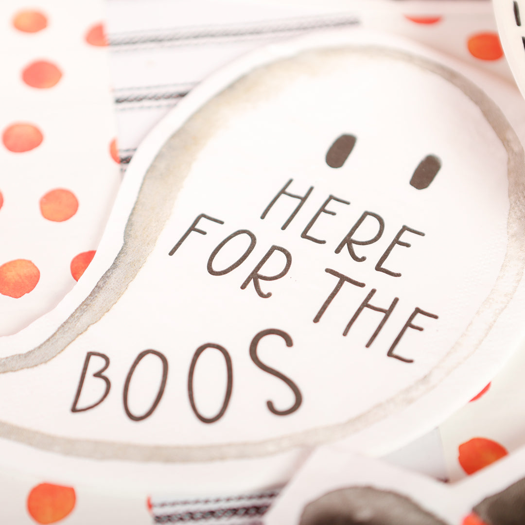 Here For The Boos Diecut Beverage Napkin...16 Pieces Per Pkg